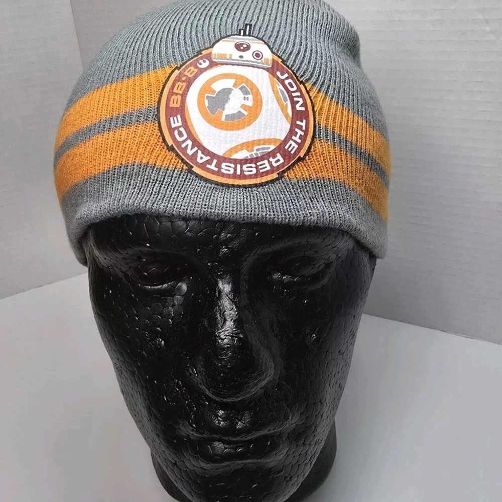 Star Wars Join the Resistance Youth BB-8 Gray Winter Hat